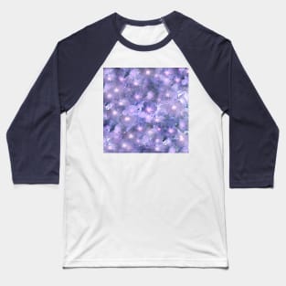 LILAC PURPLE FLOWER,BLOSSOMS VINTAGE PATTERN Baseball T-Shirt